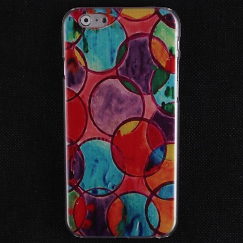 Color Circle Design Hard Cover Case for iPhone 6 Plus