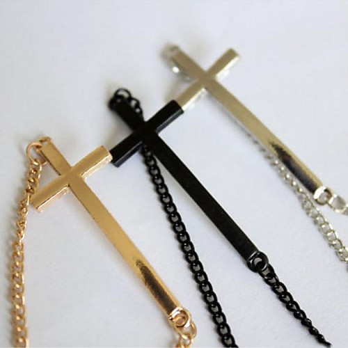 Fashion Paladin Cross Multicolor Alloy Bracelets(1 Pc)(More Color)