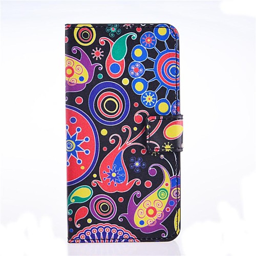 Jellyfish Pattern PU Leather Case with Stand and Card Slot for LG L Bello Dual D355