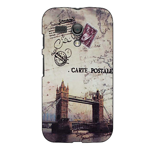 Postcard Design Hard Case for Motorola MOTO G