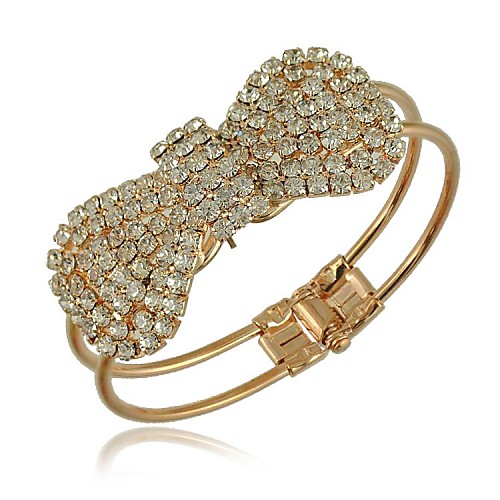 Luxurious Rhinestones Bowknot Bracelets