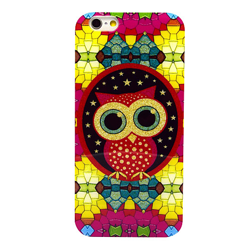 Diamond Cat Pattern TPU Soft Cover for iPhone 6 Case 4.7 inch