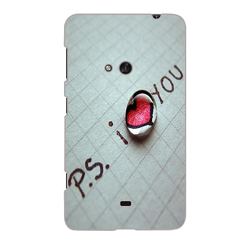 I Love You Design Hard Case for Nokia N625