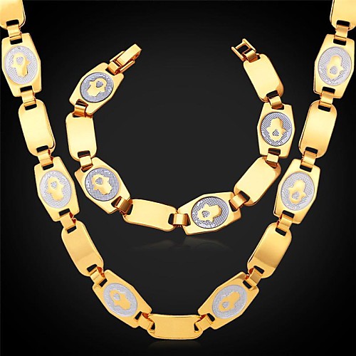 u7hamsa руки ладонями цепи ожерелье браслет 18k реальное позолоченные колье колье ювелирных изделий
