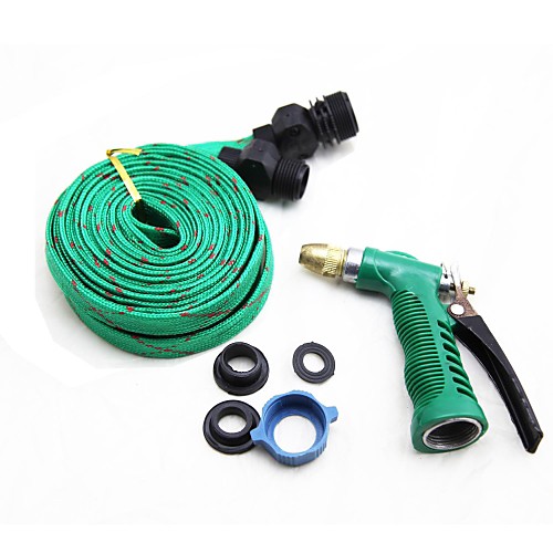 LEBOSHCar Wash Water Cannon Thicken The Pipe Explosion-Proof Hose Random Color 15M