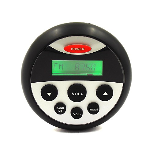 водонепроницаемый морской стерео ресивер Bluetooth аудио AM / FM, USB&AUX вход, RCA выход для квадроциклов мотоциклов, яхт, сауна, спа