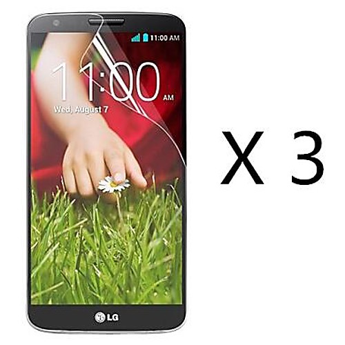 (3 шт) высокой четкости экран протектор для LG G2 D802