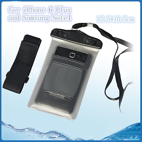 ПВХ водонепроницаемый прозрачный корпус 15м под водой телефон сумка сухой повязкой на рукаве для iPhone 4S / 5 с / 6/6 плюс и другие
