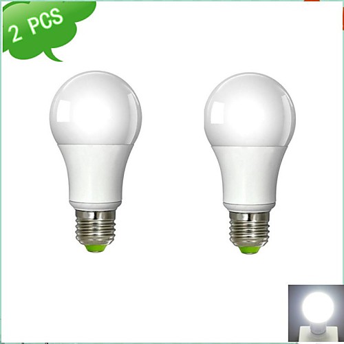 2PCS DUXLITE  A60 E27 12W(=Incan 100W) CRI>80 COB LED 1160LM 6000K Cool White Light LED Globe Bulb (AC 100-240V)