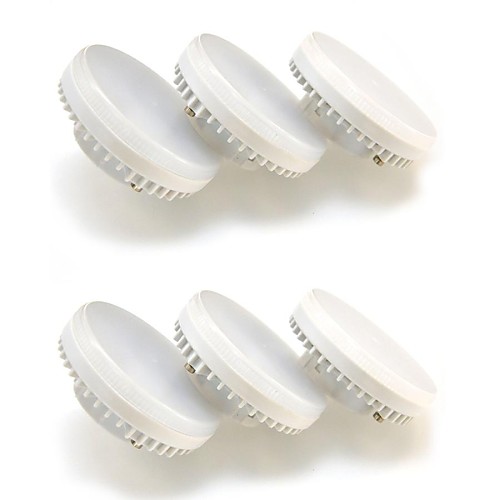 [6PCS/Lot] GX53 7W(=Equal to 70W Halogen) 580LM Natural White 4000K Led Spotlight with 16xEpistar SMD2835 (AC170-240V)