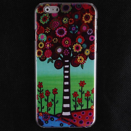 Color Painting Tree Design Hard Cover Case for iPhone 6