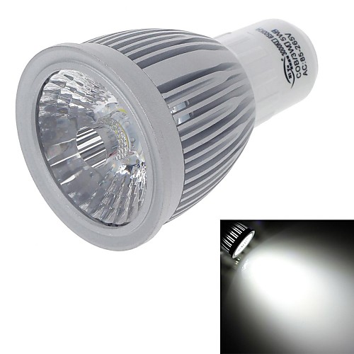 Ziyu ZY-654 gu5.3 MR16 5W 500lm 6500K COB светодиодный белый свет лампы накаливания (85 ~ 265V)