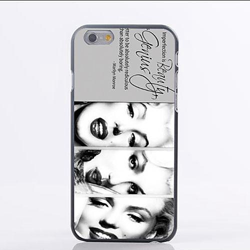 Three Marilyn Monroes Laughing Pattern PC Hard Back Cover Case for iPhone 6