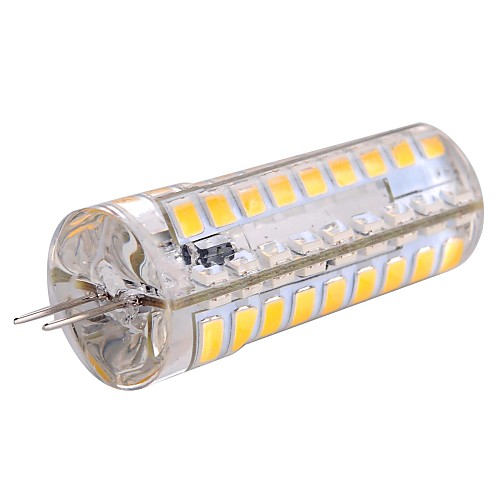 с регулируемой яркостью g4 4W 72x2835smd 500lm 2800-3200k теплый белый свет привел кукурузы лампочку (AC220-240V)