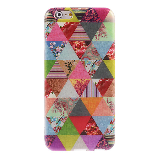 Triangle Flower Design Soft Case for iPhone 6