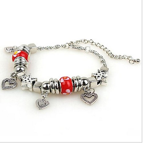 Sell Like Hot Cakes Of Alloy And Silver Plating  Bracelet (More Colors)