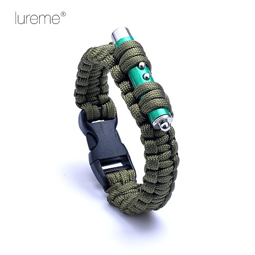 lureme Paracord выживания шнур аварийного освещения браслет