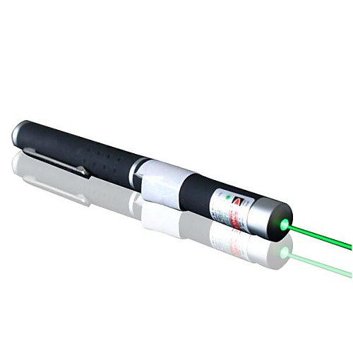 oxlasers указатель бык-G005 ручка Stytle greenlaser (5 мВт, 532, 2  AAA батареи, черный)
