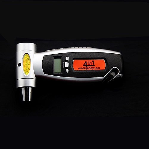 LEBOSHFour Unity More Function Tire Pressure Gauge LED Safety Hammer