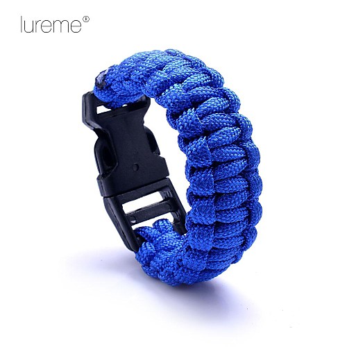 lureme Paracord выживания шнур U-образный скоба широкий браслет