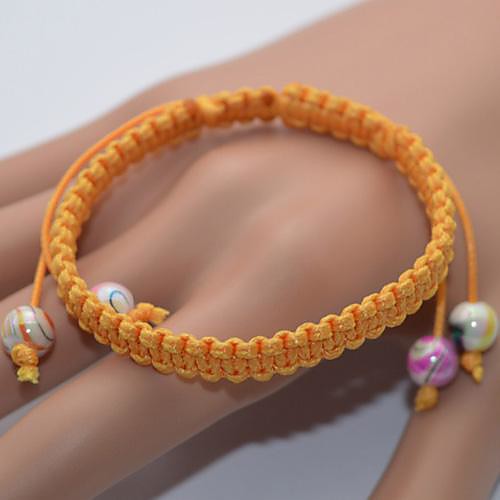 European Style Lucky Hand-woven Rope Shambhala Bracelet