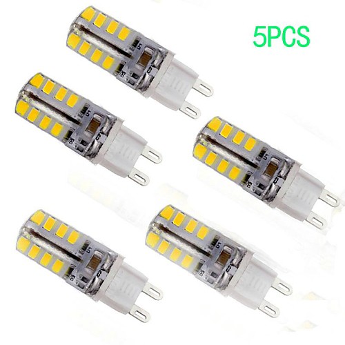 G9 5W  32x2835SMD 150LM 6000-6500K Cool White Light LED Corn Bulb (AC 220-240V) 5PCS