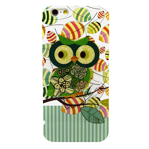 Cute Owl Pattern TPU Soft Cover for iPhone 6 Case 4.7 inch