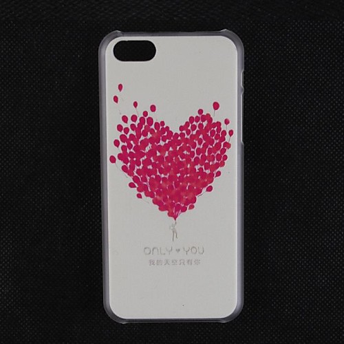 Peach Heart Design Pattern Hard Cover Case for iPhone 5C