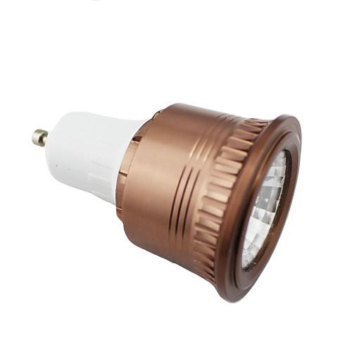 GU10 5W (= инков 40w) CRI>80 COB 550Lm теплый белый холодный белый свет водить пятна лампы --brown (85-265В)