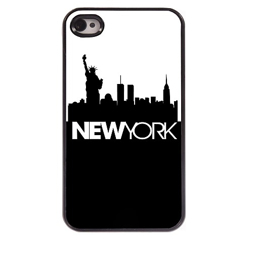 NewYork алюминиевая конструкция трудный случай для iPhone 4 / 4s