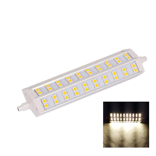 13w 60x5050smd 1235lm 2800-3200k теплый белый свет лампы привело кукурузы лампа с регулируемой яркостью R7s (AC85-265V)