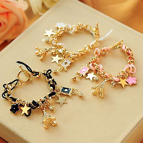 Fashion Cards And Stars Multicolor Alloy Bracelet(1 Pc)(More Color)