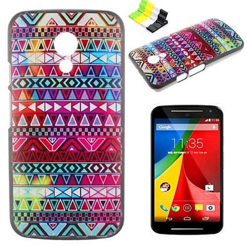 узоров шт жесткий футляр и держатель телефона для Motorola MOTO g2