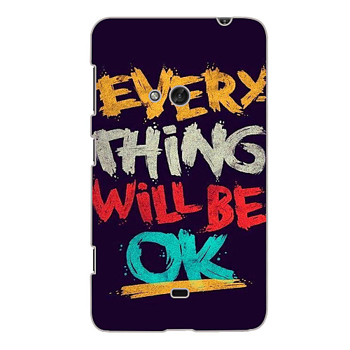 Everything Will be OK Design Hard Case for Nokia N625