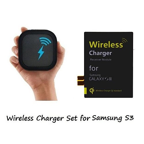 [Беспроводной набор зарядное устройство] ци беспроводной зарядное устройство и 0.6mm супер тонкую беспроводной приемник для Samsung S3 (разных цветов)