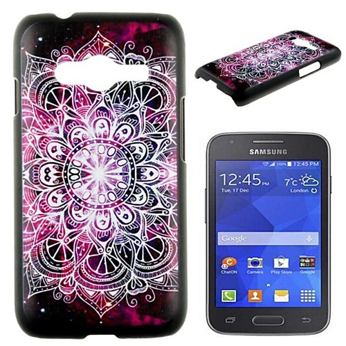 фиолетовый узор лотоса шт задняя крышка чехол для Samsung Galaxy ace4 NXT / g313h