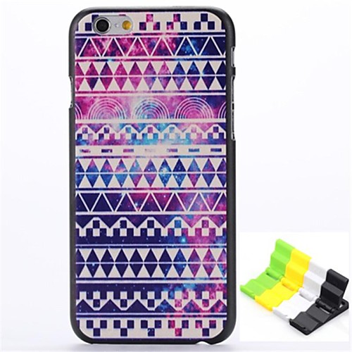 National Wind Pattern Hard Case and Phone Holder for iPhone 6 Plus