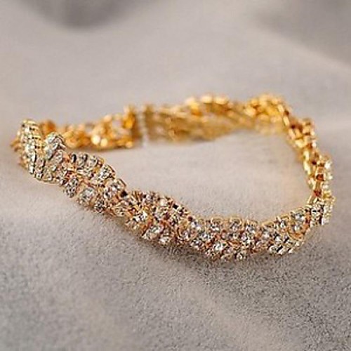 Fashion Anomaly Lighting Multicolor Alloy Bracelets(1 Pc)(Golden,Silver)