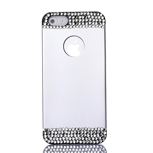 DIY Rhinestone Pattern Plastic Hard Case for iPhone 5/5S