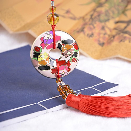 LEBOSHHigh-Grade Enamel Pendant Car Supplies Random Color