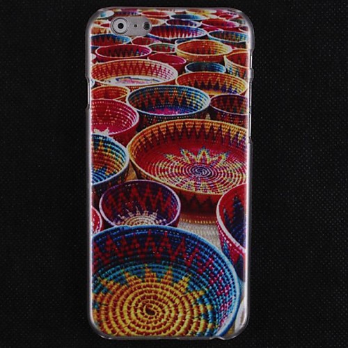 Quality Color Basket of Graphic Design Hard Cover Case for iPhone 6