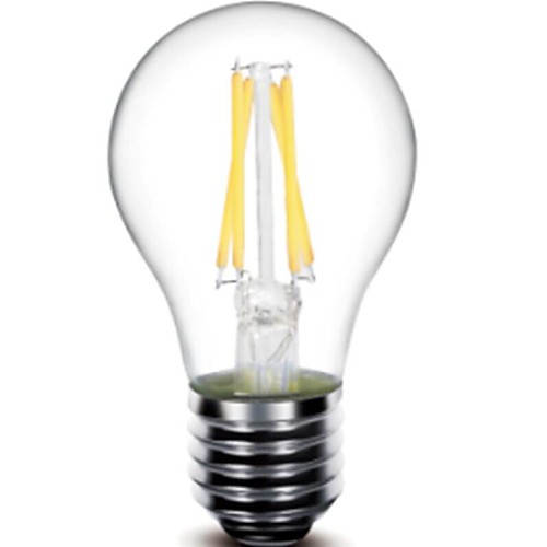 Dimmable E27  4.2W 4XCOB  440LM 2800K-3200K Warm White LED Filament Bulb(AC 220V)