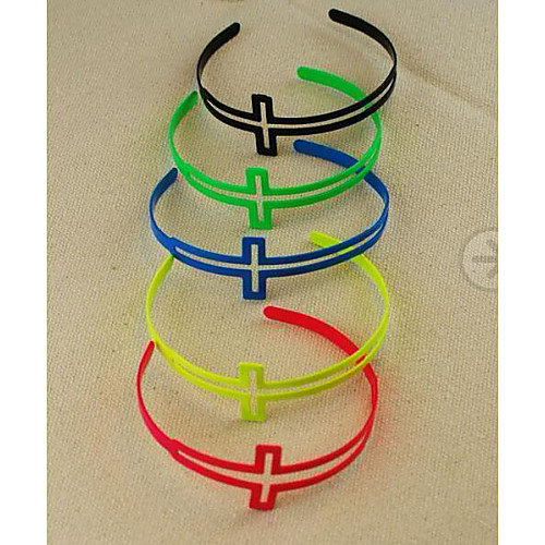 Fashion Fluorescence Hollow Cross Multicolor Alloy Bracelets(1 Pc)(More Color)