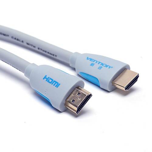 2м 6.56ft vention 19pin v2.0 позолоченными мужчинами HDMI кабеля для Blu-ray 3D DVD ps3 HDTV 360