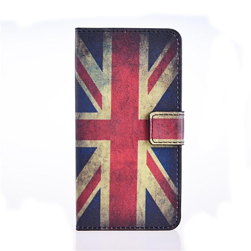 British Flag Pattern PU Leather Case with Stand and Card Slot for LG L Bello Dual D355