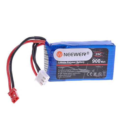 neewer 7,4 25c 900mAh 2s RC Li-Po аккумулятор Jst плагин