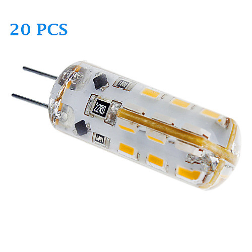 20Pcs G4 2W 170LM 3500K/6000K Warm White/Cool White Light LED Spot Bulb (DC 12V)