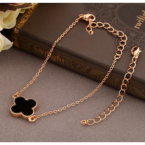 Korea Style Flower Alloy Charm Bracelet(1pc)