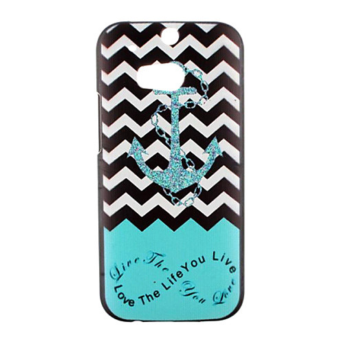 The Waves Of the Sea Anchor Pattern PC Hard Case for HTC M8