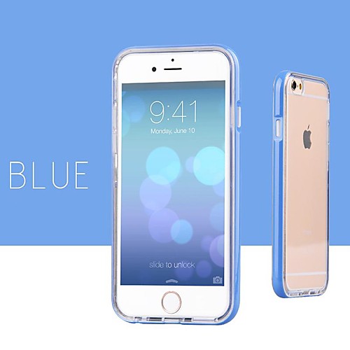 Flashing Light Two-Piece Outfit Soft Case for iPhone 6 Plus (Assorted Colors)